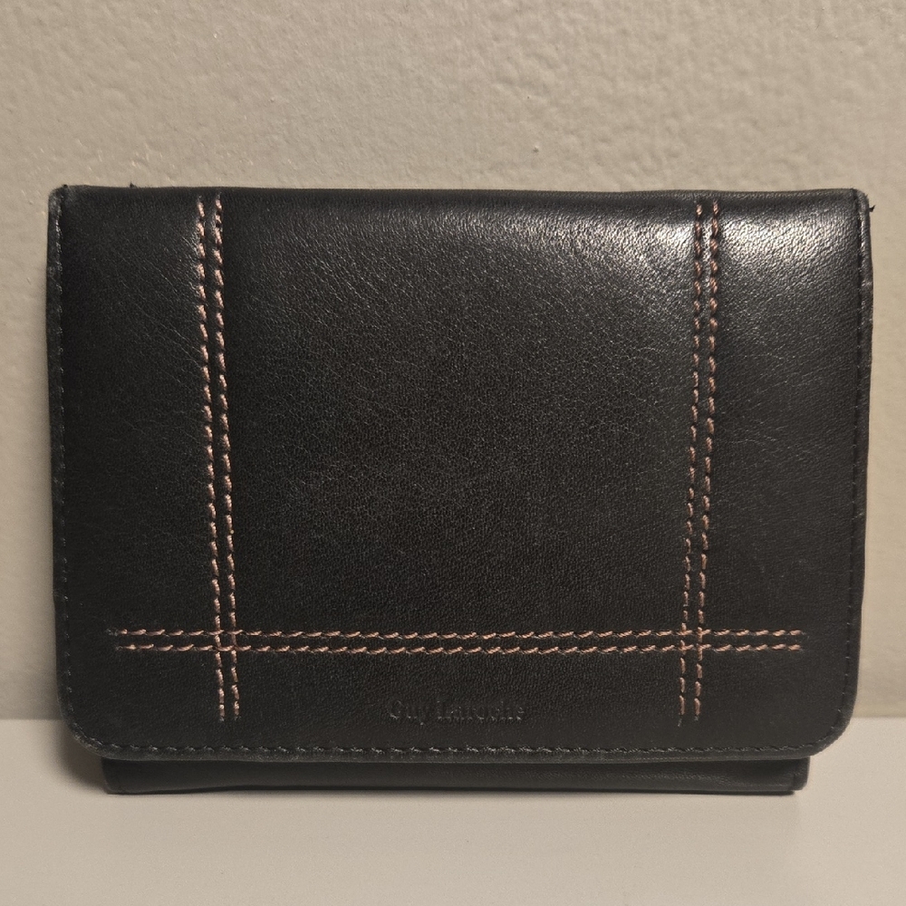Guy Laroche Leather Black Wallet